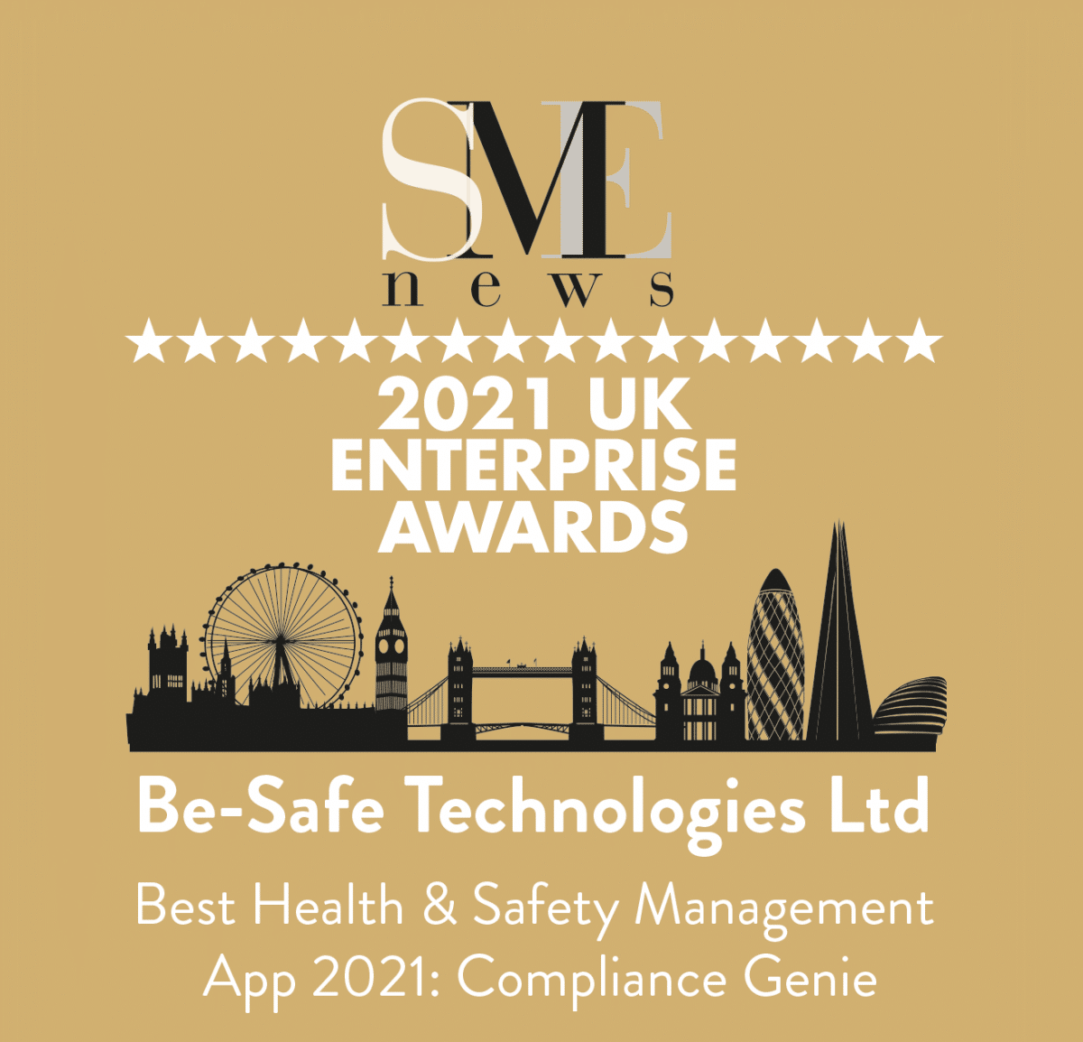Be-Safe Wins Best Health and Safety Management App 2021 | Be-Safe