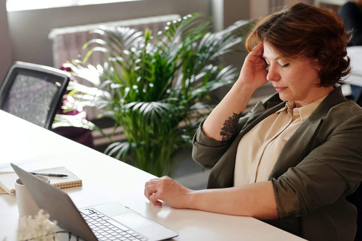An employee with a migraine, Display Screen Equipment - Is Your Computer Making You Ill?